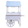 Dainty Decor Blue Stripe Dessert Cart