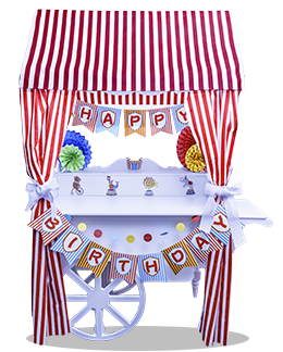 Dainty Decor Circus Cart Slider