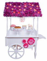 Dainty Decor Flower Dessert Cart Rental