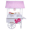 Dainty Decor Pink 2 Stripe Dessert Cart Rental