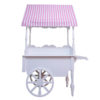 Dainty Decor Pink Stripe Dessert Cart